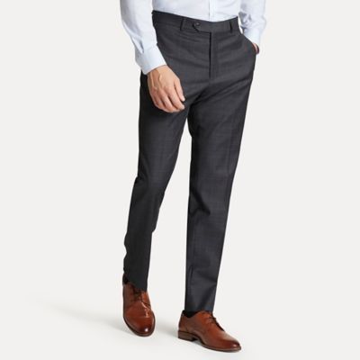 Regular Fit Suit Pant In Windowpane 