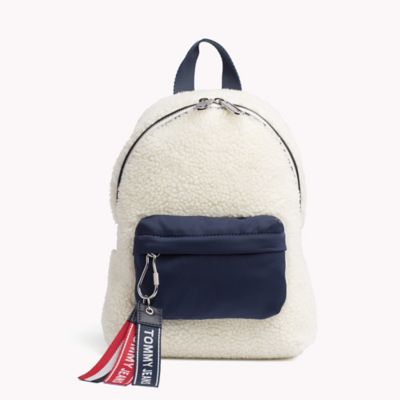 Tommy hilfiger logo on sale tape mini backpack