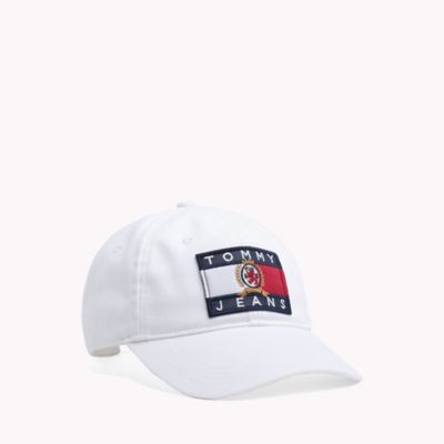 tommy jeans crest flag trucker