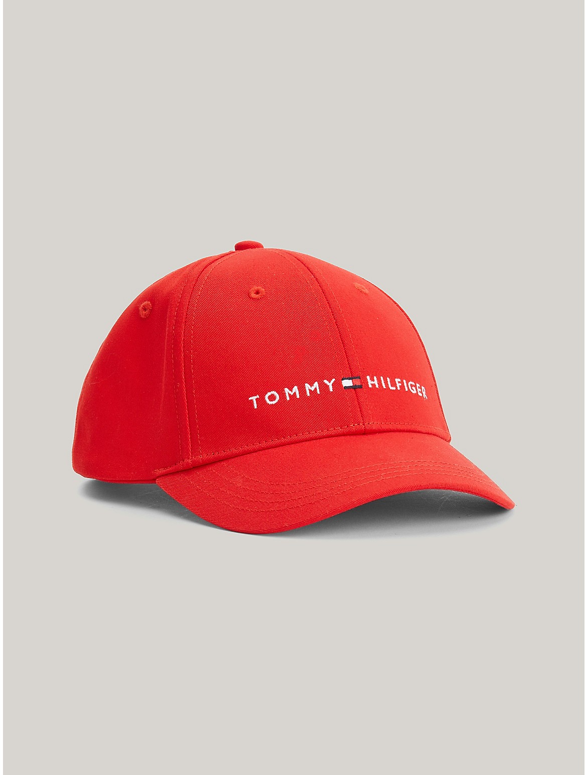 Tommy Hilfiger Kids' Tommy Logo Baseball Hat - Red - S-M
