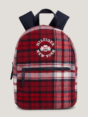 Plaid mini outlet backpack