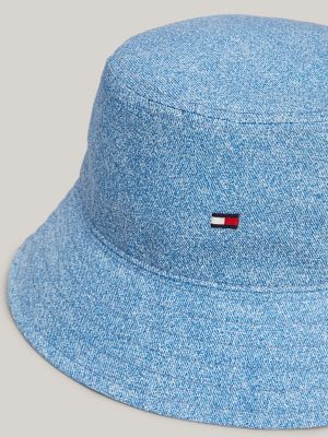 Vintage Tommy Hilfiger Bucket Hat Mens L/XL Blue Outdoors Flag