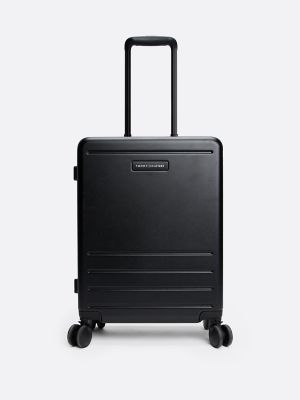 Tommy Stripe 21" Suitcase, Black