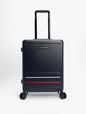 Tommy Stripe 21" Suitcase, Space Blue