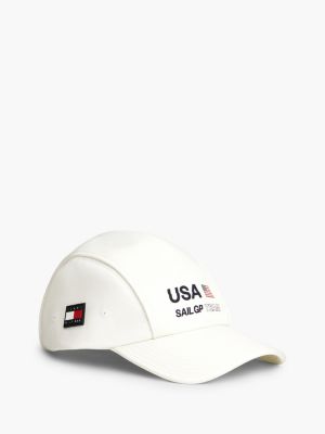 Tommy x US SailGP Team Regatta Cap, Ecru