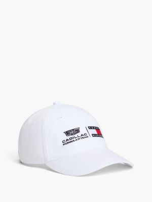 Tommy x Cadillac F1&reg; Team Dual-Logo Cap, Optic White