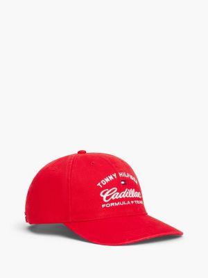 Tommy x Cadillac F1&reg; Team Script Cap, Red