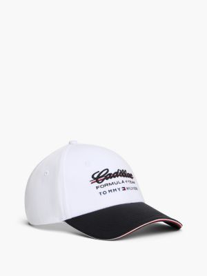 Tommy x Cadillac F1&reg; Team Contrast Cap, Optic White/Black