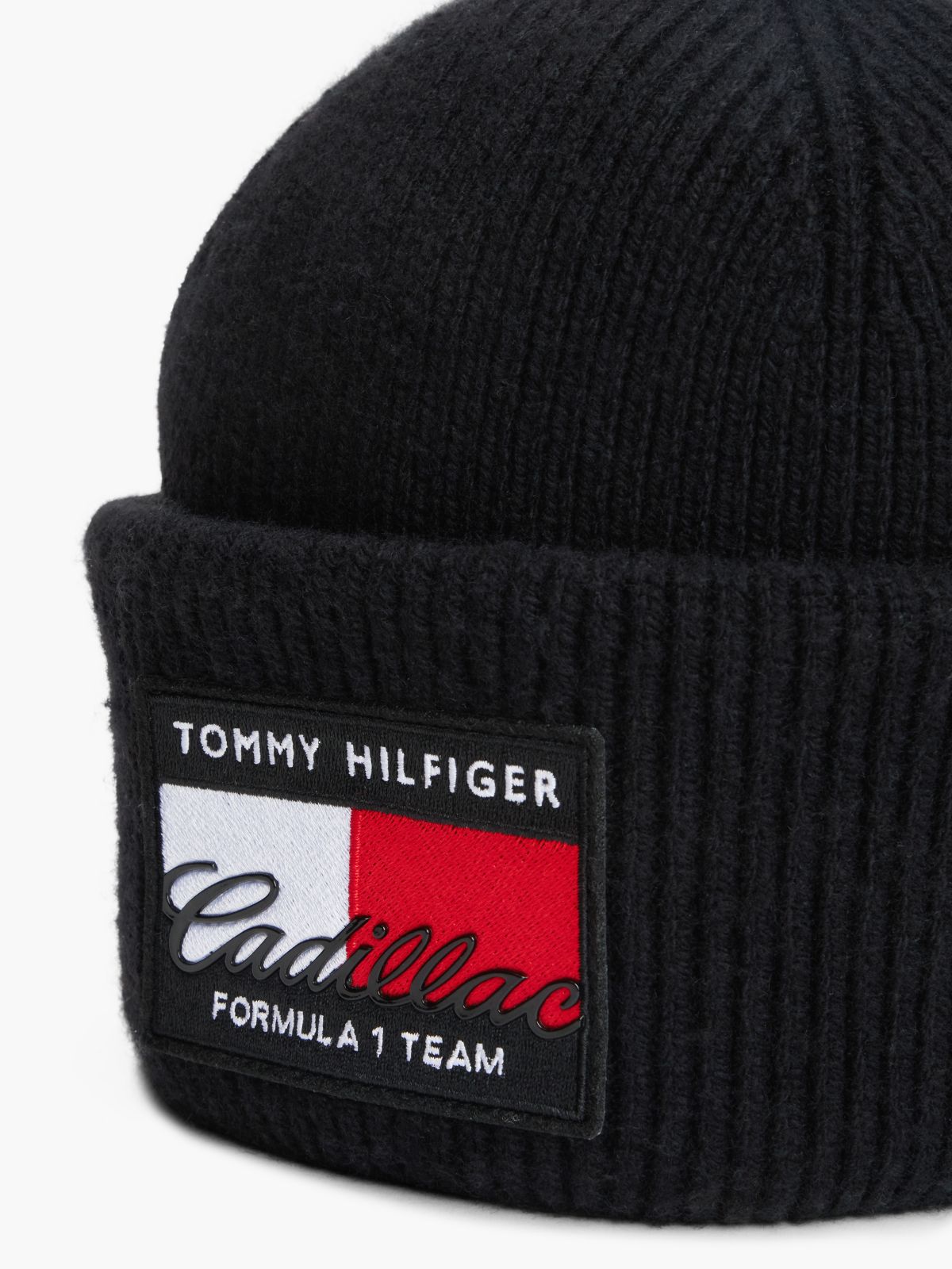 Tommy x Cadillac F1® Team Logo Beanie — Black