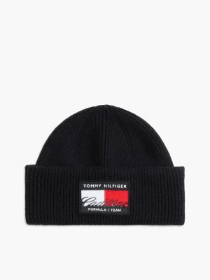 Tommy x Cadillac F1&reg; Team Logo Beanie, Black