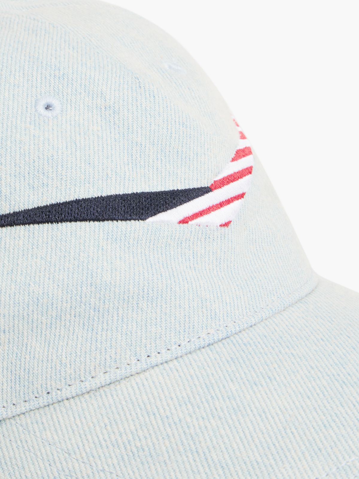 Tommy x Cadillac F1® Team Austin Cap — Overdyed Silver Denim