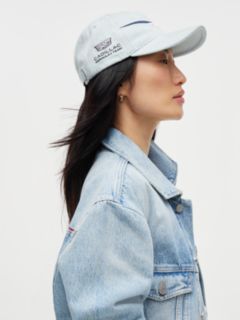 Tommy x Cadillac F1® Team Austin Cap — Overdyed Silver Denim 7