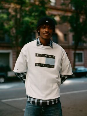 Мужская шапка Tommy Hilfiger x Frgmt Wool, цвет: Тёмно-синий — фото 8