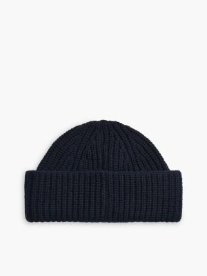 Мужская шапка Tommy Hilfiger x Frgmt Wool, цвет: Тёмно-синий — фото 2