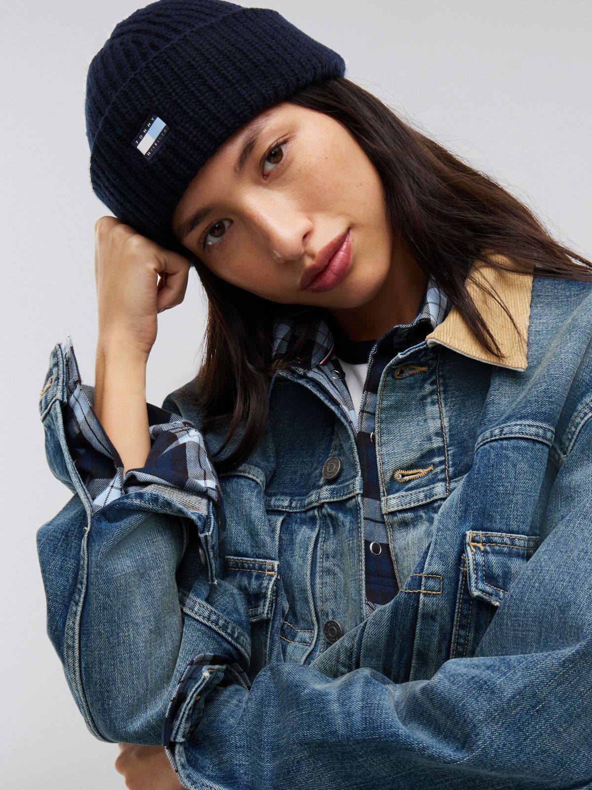 Tommy Hilfiger x FRGMT Wool Beanie — Navy Blue