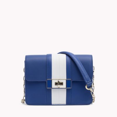 tommy hilfiger blue crossbody bag