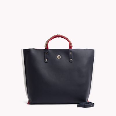 tommy hilfiger chain tote