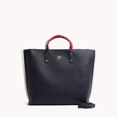 tommy hilfiger chain tote