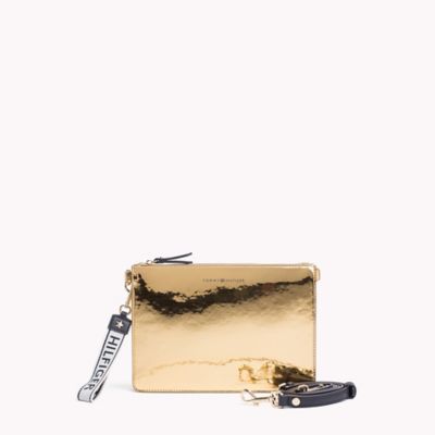 tommy hilfiger metallic bag