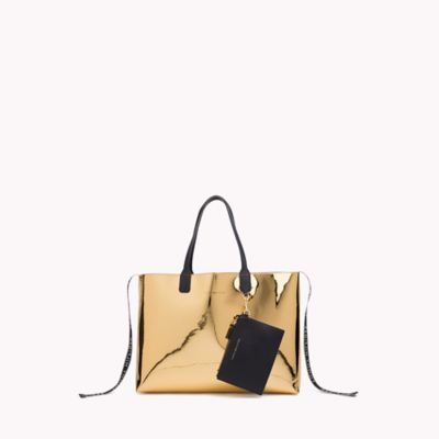 tommy hilfiger gold bag