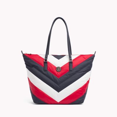 tommy hilfiger chevron puffer