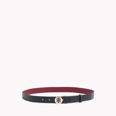 tommy hilfiger round buckle belt