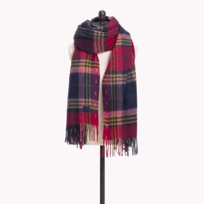 tommy hilfiger grey scarf