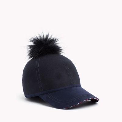 tommy hilfiger pom pom hat