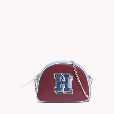 tommy hilfiger monogram crossover bag