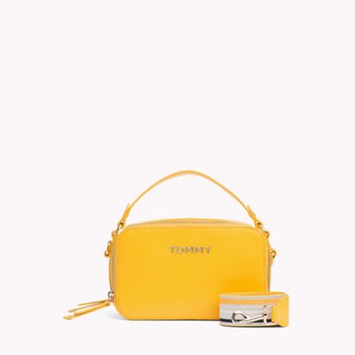 tommy hilfiger yellow suitcase