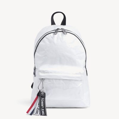 tommy jeans backpack with logo tape straps