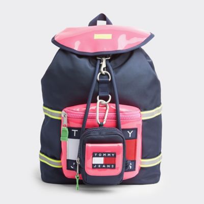 tommy hilfiger pink backpack