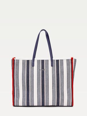 tommy hilfiger striped purse