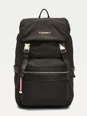 drawstring monogram tommy backpack