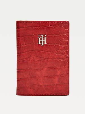 Croc-Embossed Passport Holder Gift Set 