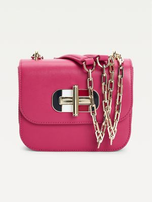 tommy hilfiger pink handbag