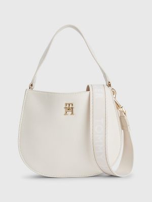 Hilfiger Strap Crossbody Bag, Weathered White
