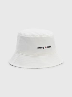 Tommy hilfiger sale bucket hat white