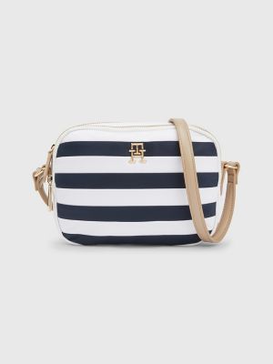 Tommy hilfiger store striped crossbody bag