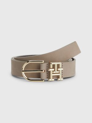 Tommy hilfiger round store buckle belt