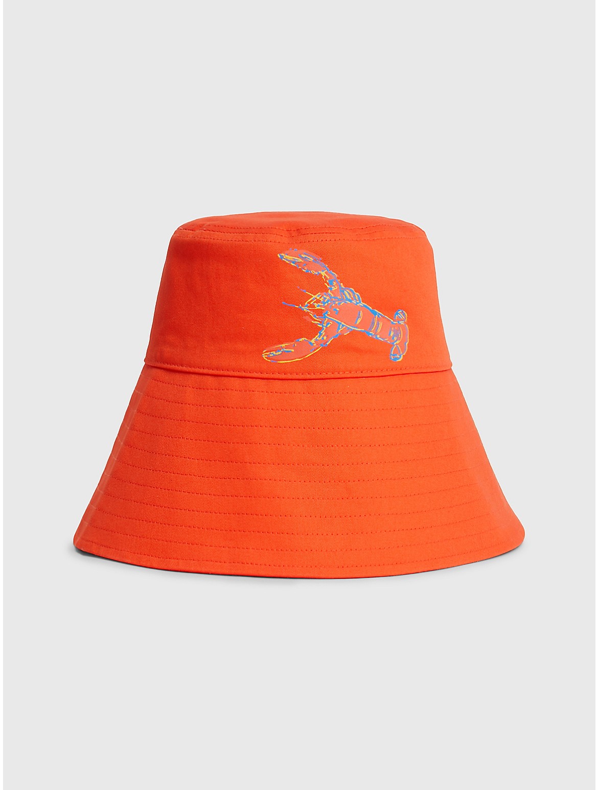 Tommy Hilfiger Women's TH X ANDY WARHOL Reversible Bucket Hat - Orange