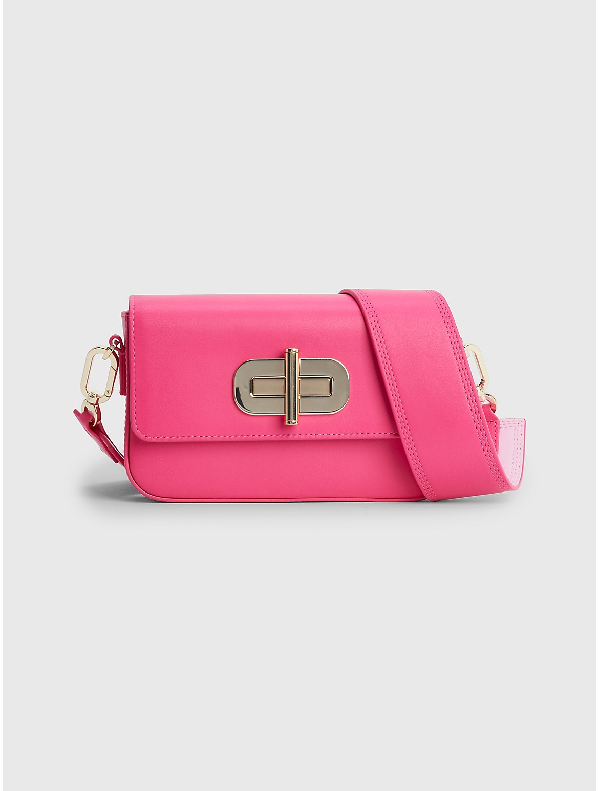 Tommy Hilfiger Women's Turnlock Crossbody Bag - Pink