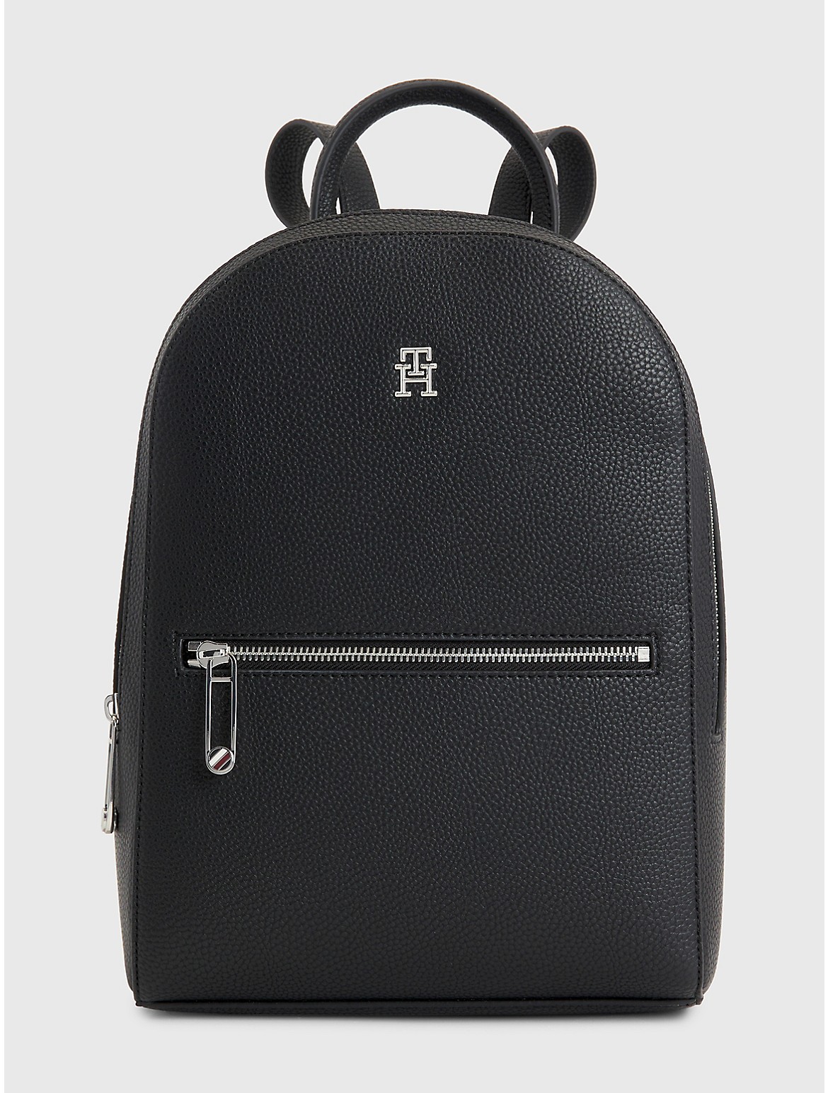 Tommy Hilfiger Th Logo Backpack In Black