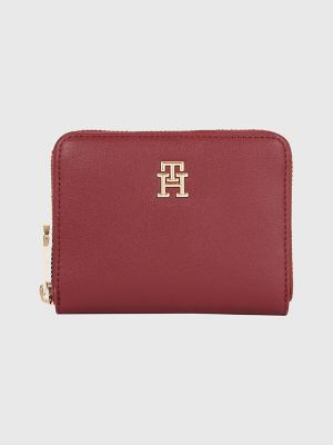 TH Logo Zip Bifold Wallet with Zip | Tommy Hilfiger