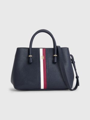 TH Logo Stripe Satchel Tommy Hilfiger