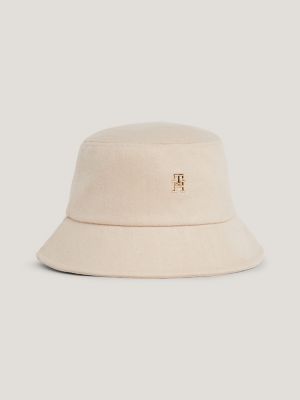 Gold TH Logo Bucket Hat | Tommy Hilfiger