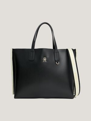 Tommy hilfiger shop black tote