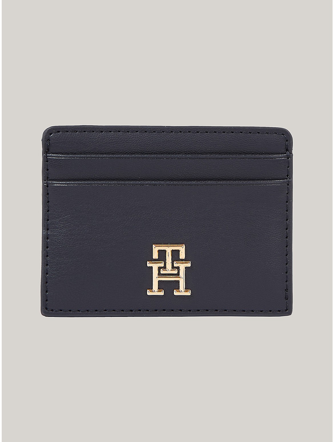 Tommy Hilfiger Th Logo Card Holder In Space Blue