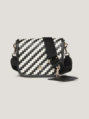 TH City Woven Flap Crossbody Bag Tommy Hilfiger