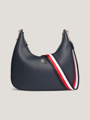 Tommy hilfiger striped hot sale crossbody bag